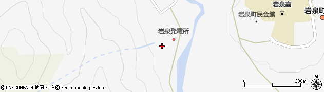 岩泉町役場　龍ちゃんドーム周辺の地図