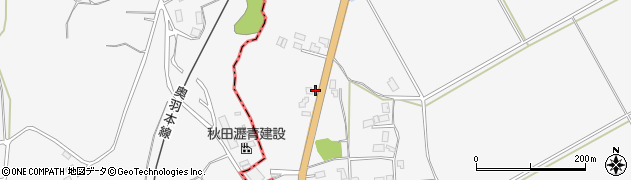 秋田県秋田市金足大清水大清水台163周辺の地図