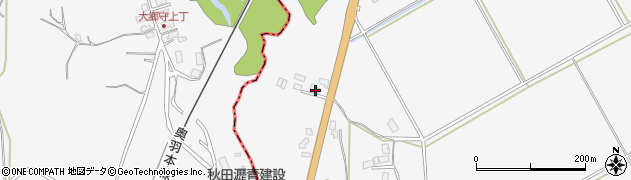 秋田県秋田市金足大清水大清水台160周辺の地図
