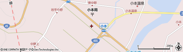 竹花石油店周辺の地図