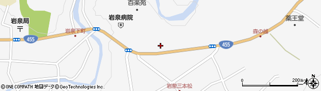 日本経済新聞岩泉販売所周辺の地図
