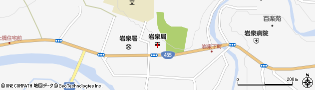 岩泉郵便局 ＡＴＭ周辺の地図