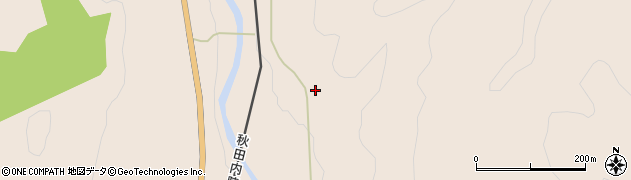 秋田県仙北市西木町上桧木内杉沢口周辺の地図