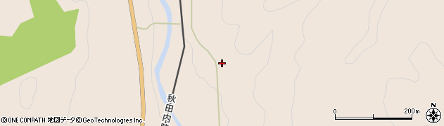 秋田県仙北市西木町上桧木内（杉沢口）周辺の地図