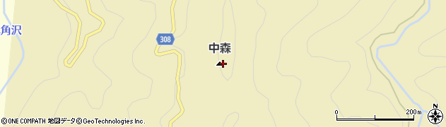 中森周辺の地図