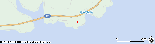 秋田県仙北市田沢湖玉川（蒲谷地）周辺の地図