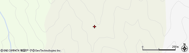 岩手県岩泉町（下閉伊郡）尼額（後山）周辺の地図