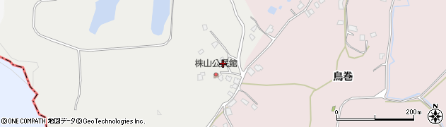 秋田県潟上市昭和豊川竜毛後山周辺の地図