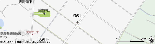 秋田県潟上市昭和大久保（沼の上）周辺の地図