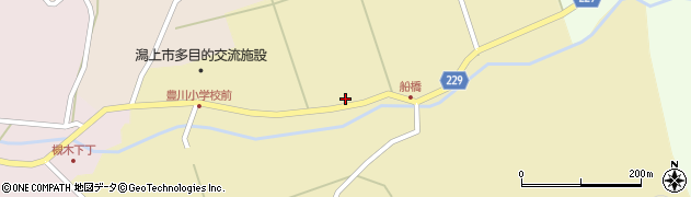秋田県潟上市昭和豊川船橋鈴木周辺の地図