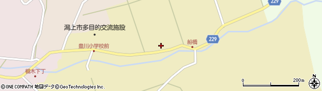 秋田県潟上市昭和豊川船橋鈴木48周辺の地図