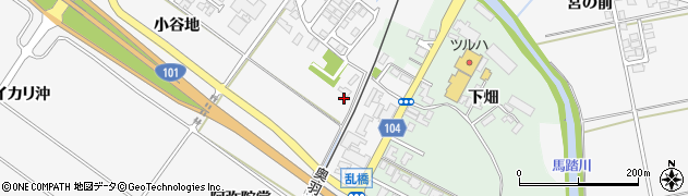 秋田県潟上市昭和大久保阿弥陀堂110周辺の地図