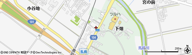 秋田県潟上市昭和大久保阿弥陀堂20周辺の地図