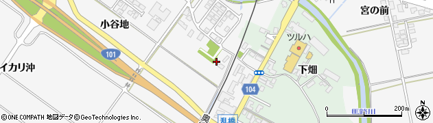 秋田県潟上市昭和大久保阿弥陀堂111周辺の地図