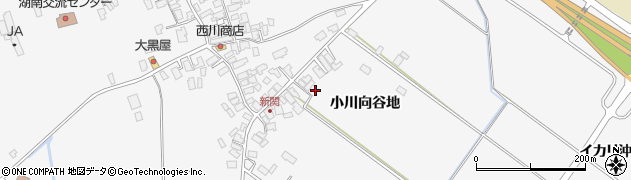 秋田県潟上市昭和大久保（小川向谷地）周辺の地図