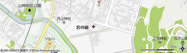 秋田県潟上市昭和大久保宮の前290周辺の地図