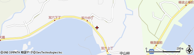 秋田県男鹿市船川港双六蕨台周辺の地図