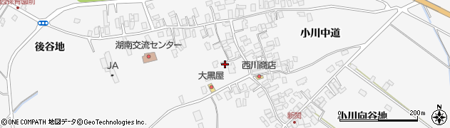 秋田県潟上市昭和大久保（新関堰の外）周辺の地図