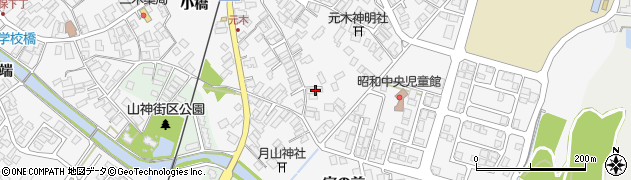 秋田県潟上市昭和大久保宮の前72周辺の地図