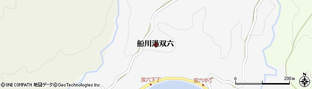 秋田県男鹿市船川港双六周辺の地図