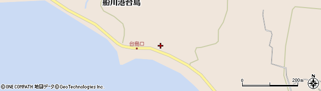 秋田県男鹿市船川港台島野竹37周辺の地図