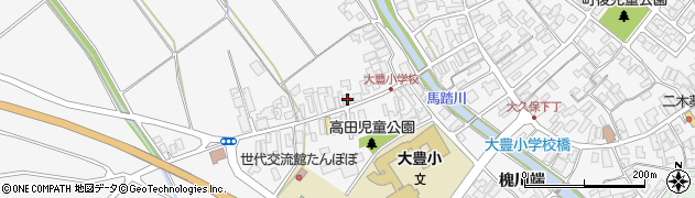 秋田県潟上市昭和大久保（片田千刈田）周辺の地図