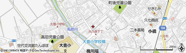秋田県潟上市昭和大久保町後31周辺の地図