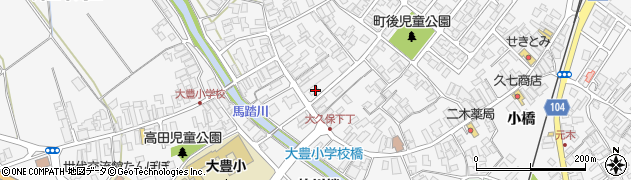 秋田県潟上市昭和大久保町後28周辺の地図
