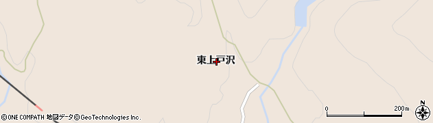 秋田県仙北市西木町上桧木内東上戸沢周辺の地図