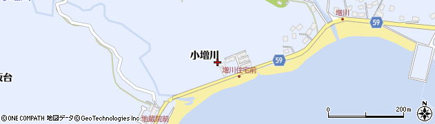 秋田県男鹿市船川港増川（小増川）周辺の地図