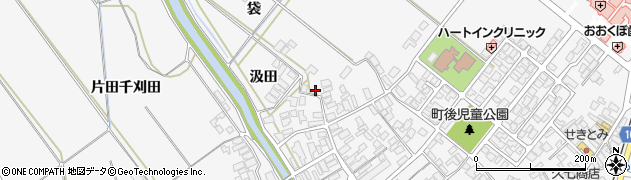秋田県潟上市昭和大久保汲田69周辺の地図