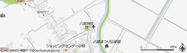 秋田県潟上市昭和大久保（北野白洲野潟端）周辺の地図