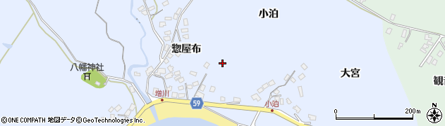 秋田県男鹿市船川港増川周辺の地図