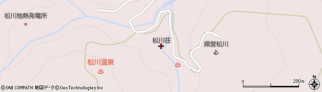 松川荘周辺の地図