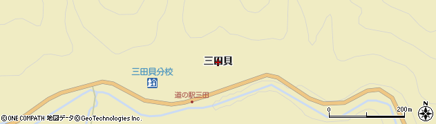 岩手県岩泉町（下閉伊郡）門（三田貝）周辺の地図