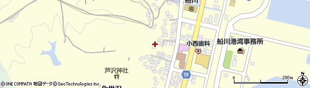 秋田県男鹿市船川港船川外ケ沢98周辺の地図