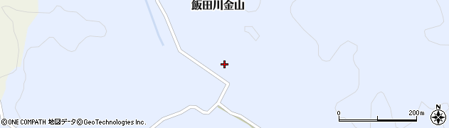 秋田県潟上市飯田川金山家ノ前128周辺の地図