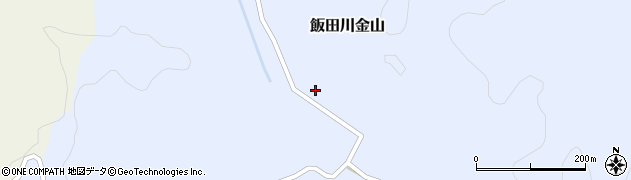 秋田県潟上市飯田川金山家ノ前124周辺の地図