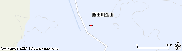秋田県潟上市飯田川金山家ノ前114周辺の地図