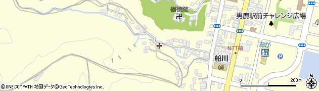 秋田県男鹿市船川港船川外ケ沢93周辺の地図