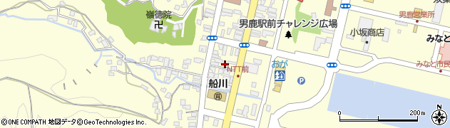 秋田県男鹿市船川港船川栄町52周辺の地図