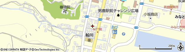 秋田県男鹿市船川港船川栄町51周辺の地図