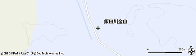 秋田県潟上市飯田川金山家ノ前106周辺の地図