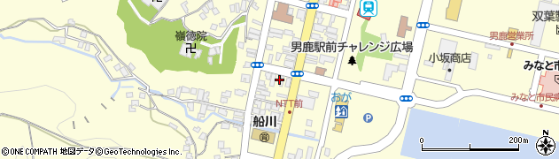 秋田県男鹿市船川港船川栄町46周辺の地図