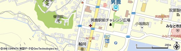 秋田県男鹿市船川港船川栄町42周辺の地図