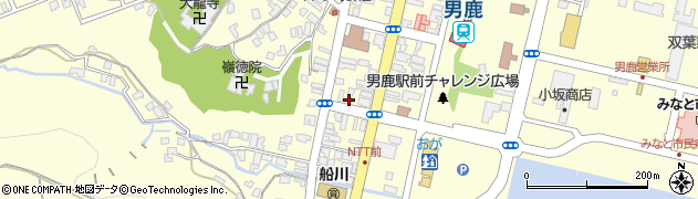 秋田県男鹿市船川港船川栄町44周辺の地図