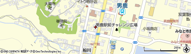 秋田県男鹿市船川港船川栄町38周辺の地図