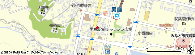 秋田県男鹿市船川港船川栄町75周辺の地図