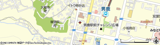 秋田県男鹿市船川港船川（元浜町）周辺の地図