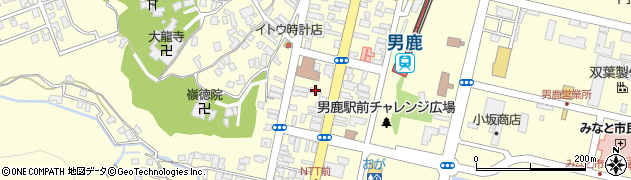 秋田県男鹿市船川港船川栄町32周辺の地図
